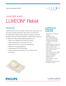 LUXEON Rebel Datasheet