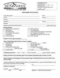 Sign Permit Application PDF