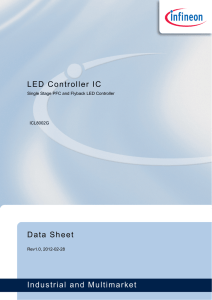Industrial and Multimarket Data Sheet LED Controller IC