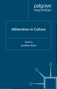 Alliteration in Culture