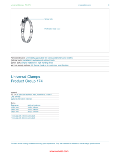 Universal Clamp 174 Catalog