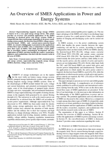 An Overview of SMES Applications in Power and Energy Systems