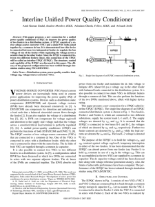 Interline Unified Power Quality Conditioner