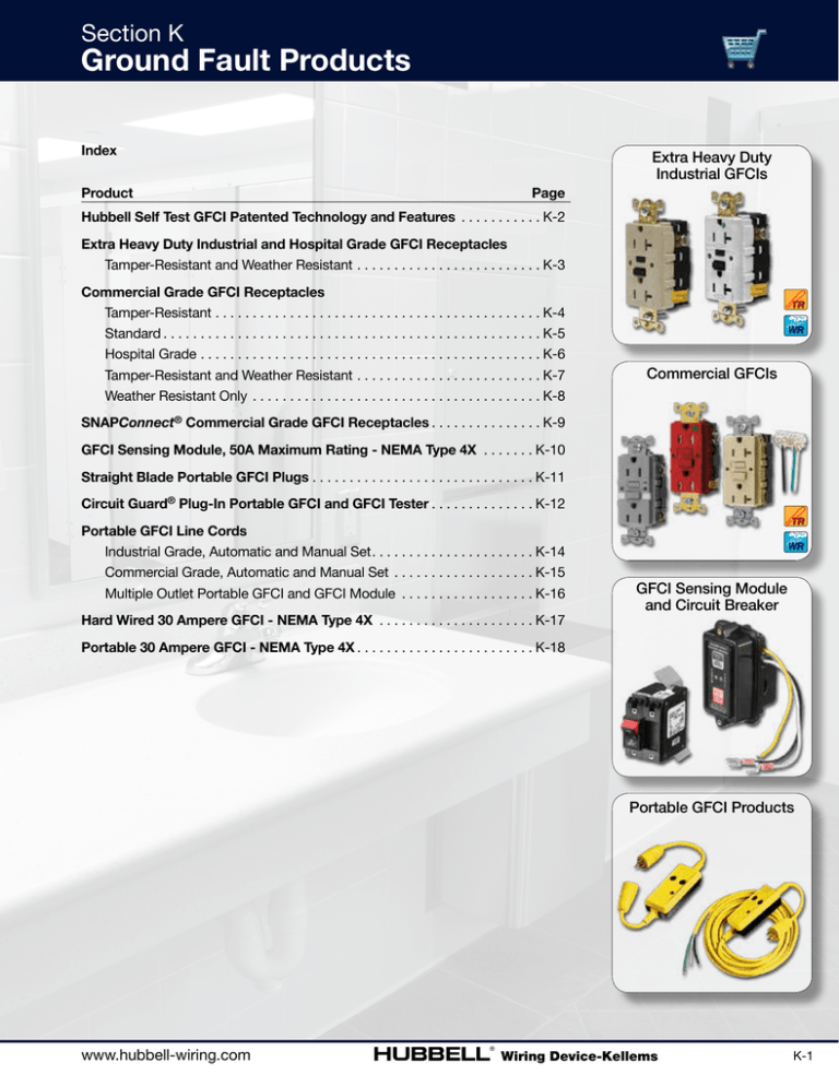 Ground Fault Products - Hubbell Wiring Device