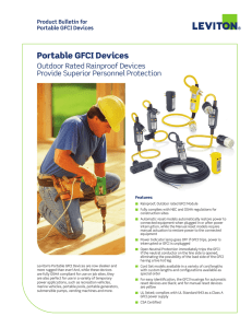 Portable GFCI Devices
