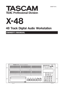 X-48 Owner`s Manual