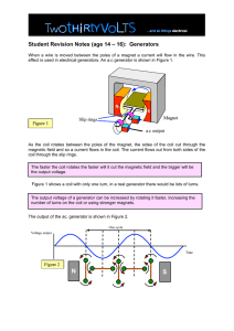 Student Revision Notes (age 14 – 16): Generators