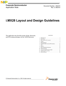 i.MX28 Layout and Design Guidelines