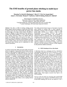 The EMI Benefits of Ground Plane Stitching in Multi