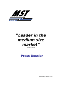 “Leader in the medium size market”