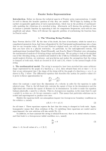 Fourier Series Representations