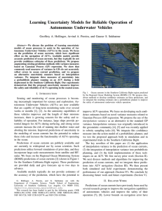 Learning Uncertainty Models for Reliable Operation of Autonomous