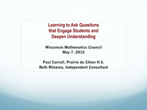 Learning to Ask Questions that Engage Students and Deepen