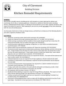 Kitchen Remodel Requirements