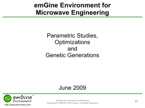 microwave filters - emGine Environment