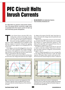 PFC Circuit Halts Inrush Currents