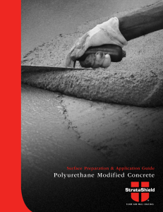 Polyurethane Modified Concrete