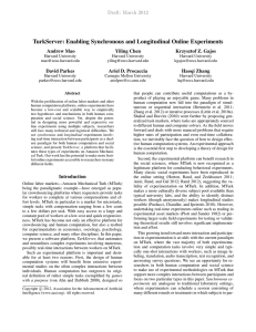 Enabling Synchronous and Longitudinal Online Experiments