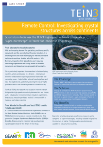 Remote Control: Investigating crystal structures - EU