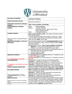 UWindsor Student Infosheet - Akita International University