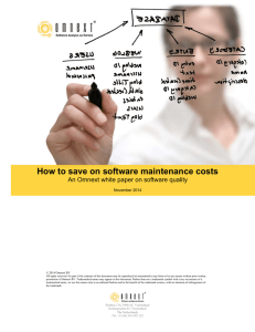 How to save on software maintenance costs