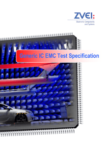 Generic IC EMC Test Specification