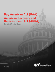 Buy American Act (BAA)