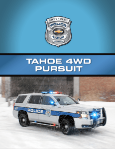 tahoe 4wd pursuit