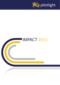 IMPACT 2015 - Pilotlight