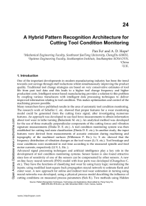 A Hybrid Pattern Recognition Architecture for Cutting Tool