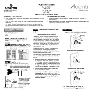 Duplex Receptacle