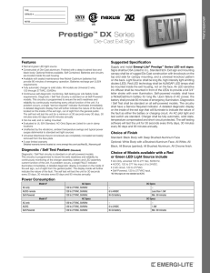 Prestige™ DX Series - Emergi-Lite