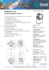BAMBINO 5 kW Quartz Halogen Fresnel