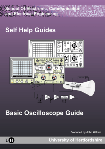 Basic Oscilloscope Guide - University of Hertfordshire