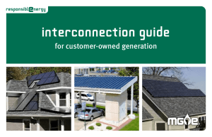 MGE Interconnection Guide for Customer