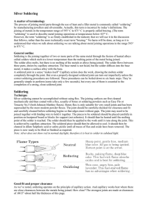 Silver Soldering Soldering