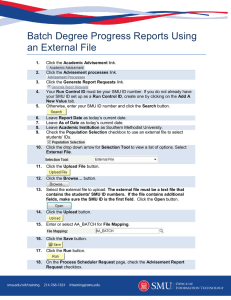 Batch Degree Progress Reports Using an External File