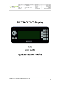 MEITRACK® LCD Display