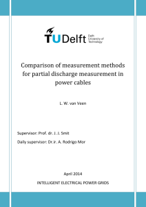 Comparison of measurement methods for partial discharge