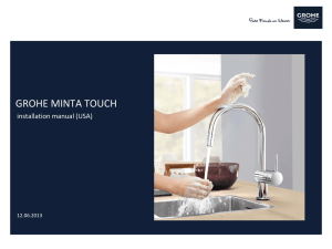GROHE MINTA TOUCH