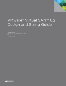 Virtual SAN 6.2 Design and Sizing Guide