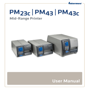 PM23c, PM43, and PM43c Mid-Range Printer User Manual PDF