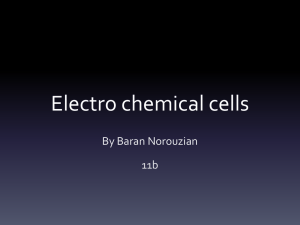 Electro chemical cells