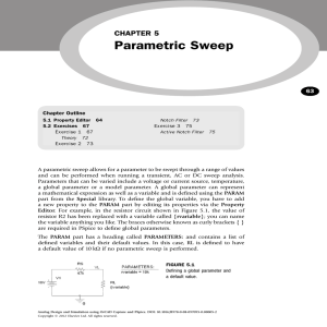 Parametric Sweep