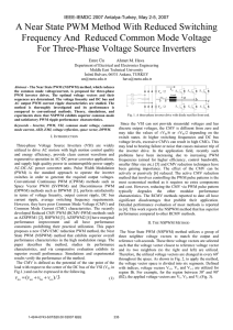 A Near State PWM Method With Reduced Switching Frequency And