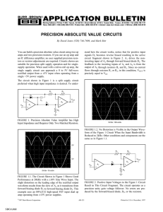 1 3 4 precision absolute value circuits