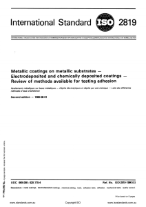 Metallic coatings on metallic substrates