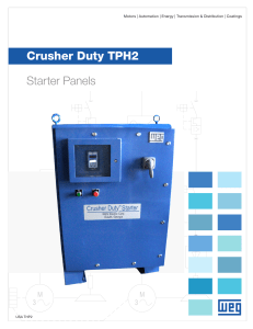 WEG TPH2 Crusher Duty Soft Starter Brochure