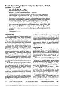 Electrical permittivity and conductivity of carbon black