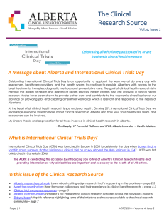 Clinical Research Source Volume 4, Issue 2 May 2016